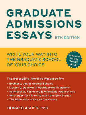 cover image of Graduate Admissions Essays